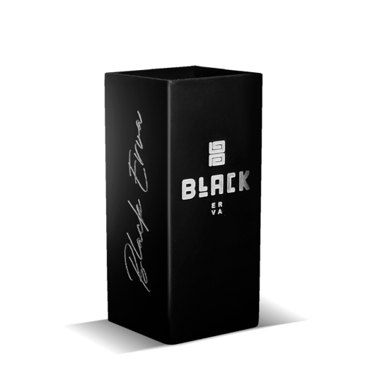 Copo Quadrado em Inox - Preto